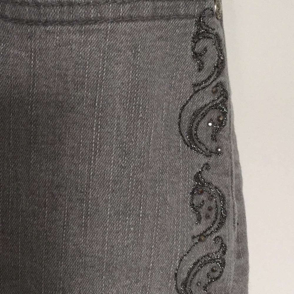 Women’s COS Jeans embellished capris size 12 - Picture 4 of 8